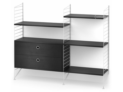 String System Floor Shelf with Drawers 