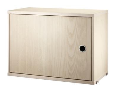 String System Cabinet with swing door Ash veneer