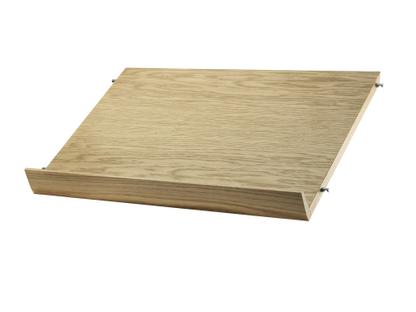 String System Magazine Shelf Wood 58 x 30 cm|Oak veneer