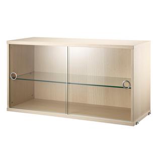 String System Display Cabinet Ash