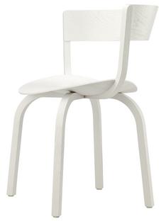 404 / 404 F With armrests|White varnished oak