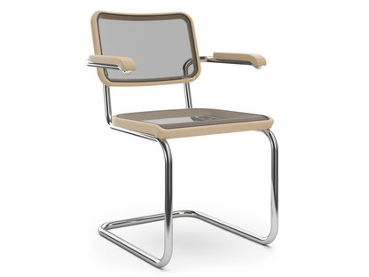 S 32 N / S 64 N Pure Materials Oiled ash|Chrome-plated|With armrests|No glides