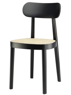 118 / 118 M Black stained beech|Cane-work (with supporting mesh underneath seat)
