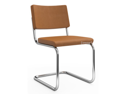 schaamte monster Vlucht Thonet S 32 PV / S 64 PV Pure Materials, Nubuk Leather ochre-brown, Without  armrests by Marcel Breuer, 1929/30 (Artistic copyright by Mart Stam) -  Designer furniture by smow.com