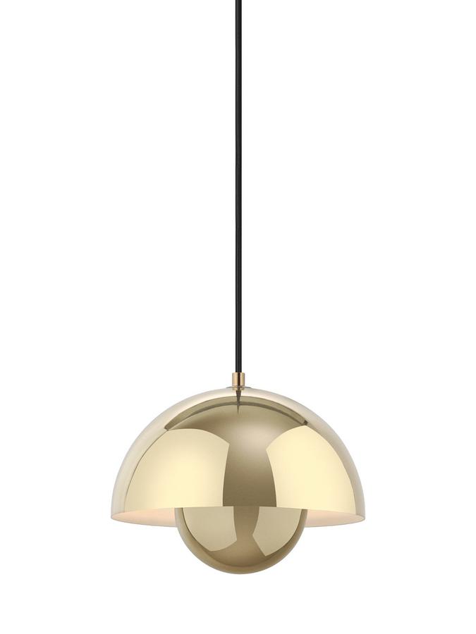 Tradition Flowerpot Vp1 Pendant Lamp, Polished Brass Pendant Light Fixtures