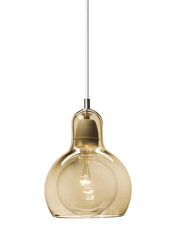 Tradition Mega Bulb Pendant Lamp Gold White Textile Cord By Sofie Refer 2006 Designer Furniture Smow Com - Mega Bulb Pendant Light