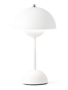 Flowerpot VP9 Portable, Matt white | &Tradition | by Verner Panton