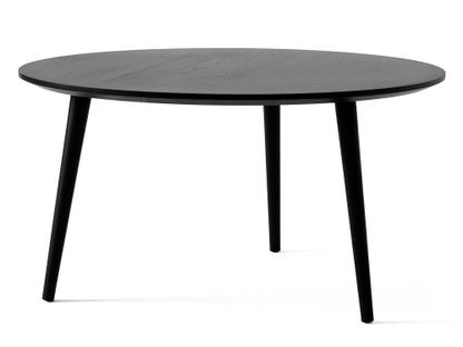 In Between Coffee Table Ø 90 cm|Black lacquered oak