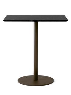 In Between Bistro Table SK16 rectangular|Nero marquina / Bronzed