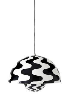 Flowerpot VP2 pendant light Black/white