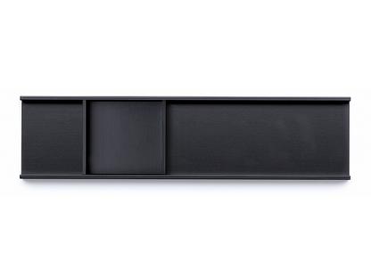 Tray Meterware Shallow (2,5 cm), deep black|Shallow (1,9 cm), deep black