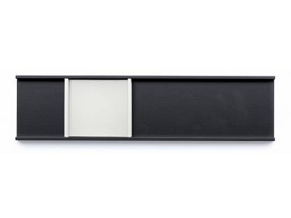 Tray Meterware Shallow (2,5 cm), deep black|Shallow (1,9 cm), signal white