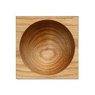 Meterware Accessories Bowl round, oak