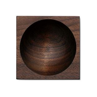 Meterware Accessories Bowl round, walnut