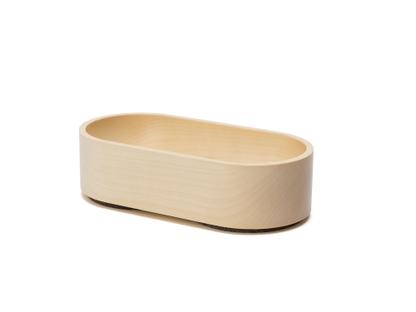 Kasa Stackable Tray Kasa 2|Clear varnished maple