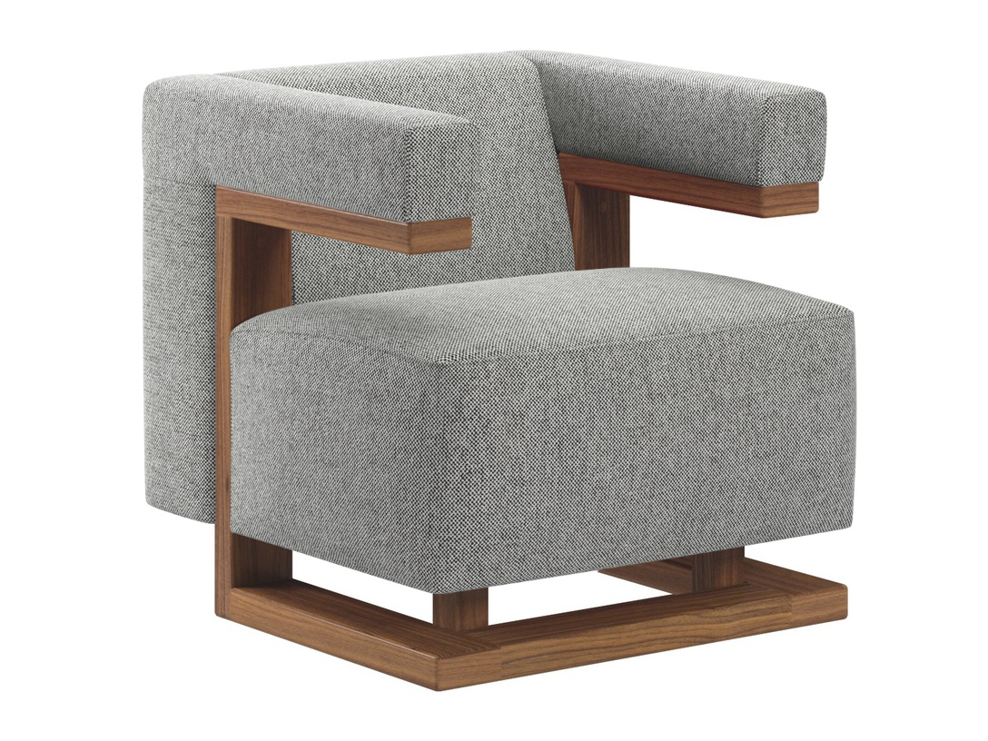 F51 Gropius Armchair Hallingdal Stoff Hallingdal 166 grey