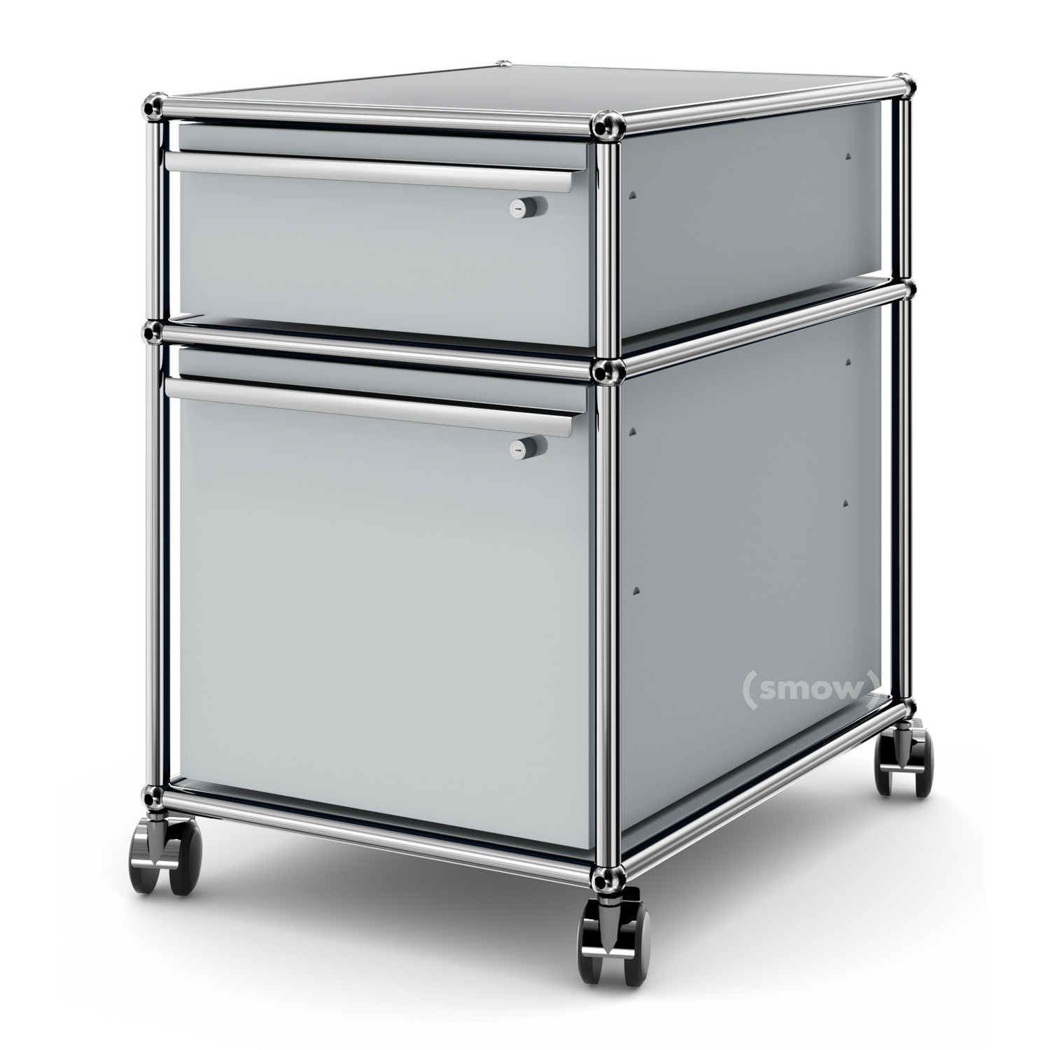 Usm Haller Mobile Pedestal With Hanging File Basket All Usm Haller Mobile Pedestal With Hanging File Basket All Compartments A Lock Matte
