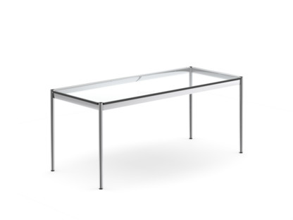 USM Haller Table 175 x 75 cm|Glass|Transparent