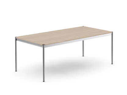 USM Haller Table 200 x 100 cm|Wood|White oiled oak