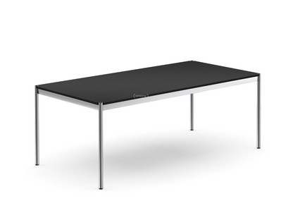 USM Haller Table 200 x 100 cm|Wood|Black lacquered oak