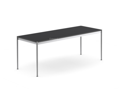 USM Haller Table 200 x 75 cm|Linoleum|Nero