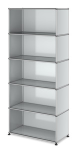 USM Haller Storage Unit open Light grey RAL 7035