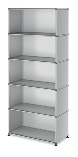 USM Haller Storage Unit open USM matte silver