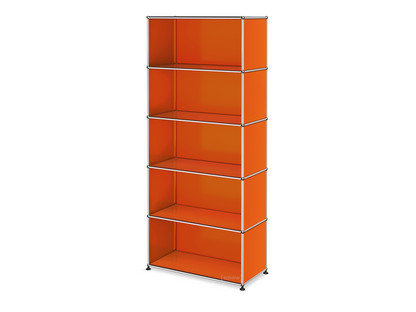 USM Haller Storage Unit open Pure orange RAL 2004