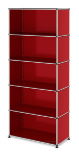 USM Haller Storage Unit open USM ruby red