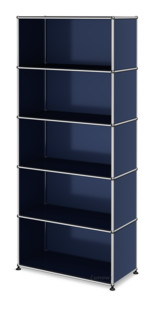 USM Haller Storage Unit open Steel blue RAL 5011