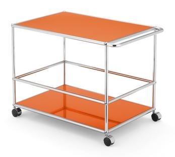 USM Haller Bar Trolley Pure orange RAL 2004