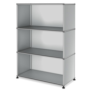 USM Haller Highboard M open USM matte silver