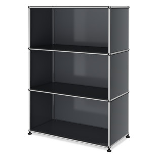 USM Haller Highboard M open Mid grey RAL 7005