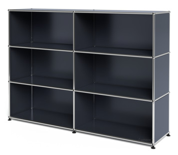 USM Haller Highboard L open Anthracite RAL 7016