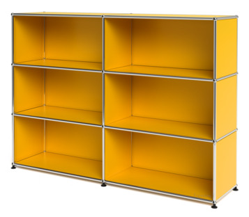 USM Haller Highboard L open Golden yellow RAL 1004