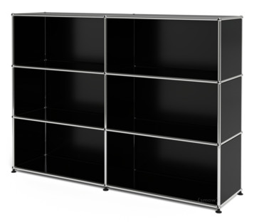 USM Haller Highboard L open Graphite black RAL 9011