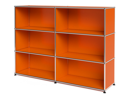 USM Haller Highboard L open Pure orange RAL 2004