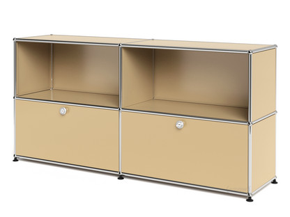 USM Haller Sideboard L with 2 Drop-down Doors USM beige