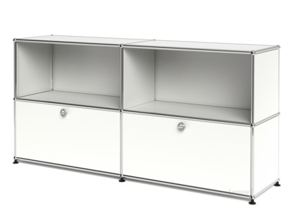 USM Haller Sideboard L with 2 Drop-down Doors Pure white RAL 9010