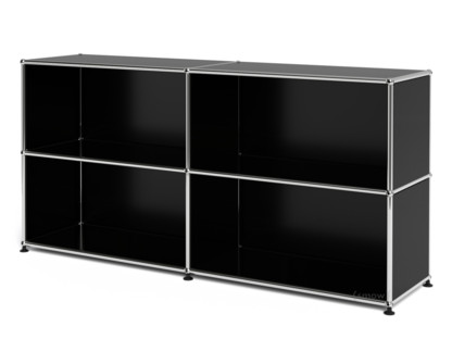 USM Haller Sideboard L open Graphite black RAL 9011