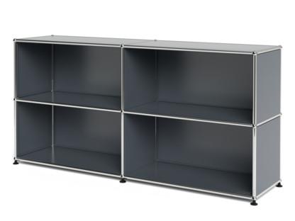 USM Haller Sideboard L open Mid grey RAL 7005