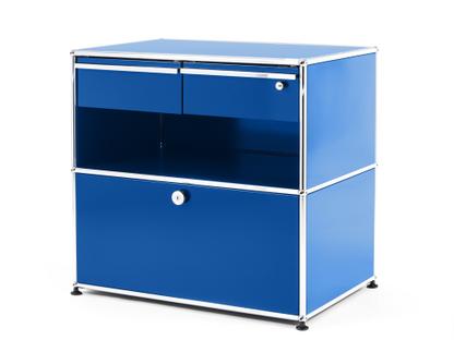 USM Haller Office Sideboard M with Drawers Gentian blue RAL 5010