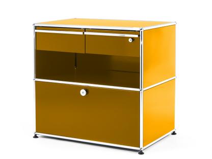 USM Haller Office Sideboard M with Drawers Golden yellow RAL 1004