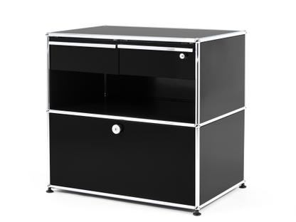 USM Haller Office Sideboard M with Drawers Graphite black RAL 9011