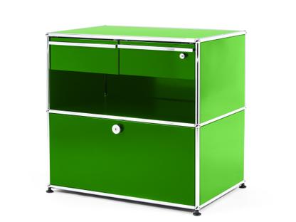 USM Haller Office Sideboard M with Drawers USM green