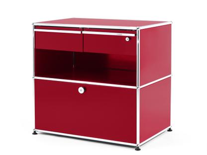 USM Haller Office Sideboard M with Drawers USM ruby red