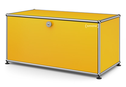 USM Haller Lowboard M, with 1 Drop-down Door Golden yellow RAL 1004