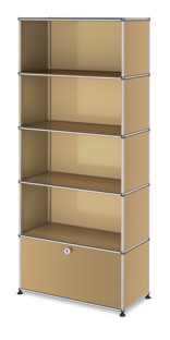 USM Haller Storage Unit M, Customisable USM beige|Open|Open|Open|With drop-down door