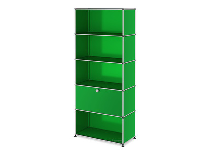 USM Haller Storage Unit M, Customisable USM green|Open|Open|With drop-down door|Open