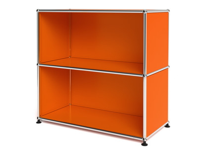 USM Haller Sideboard M, Customisable Pure orange RAL 2004|Open|Open